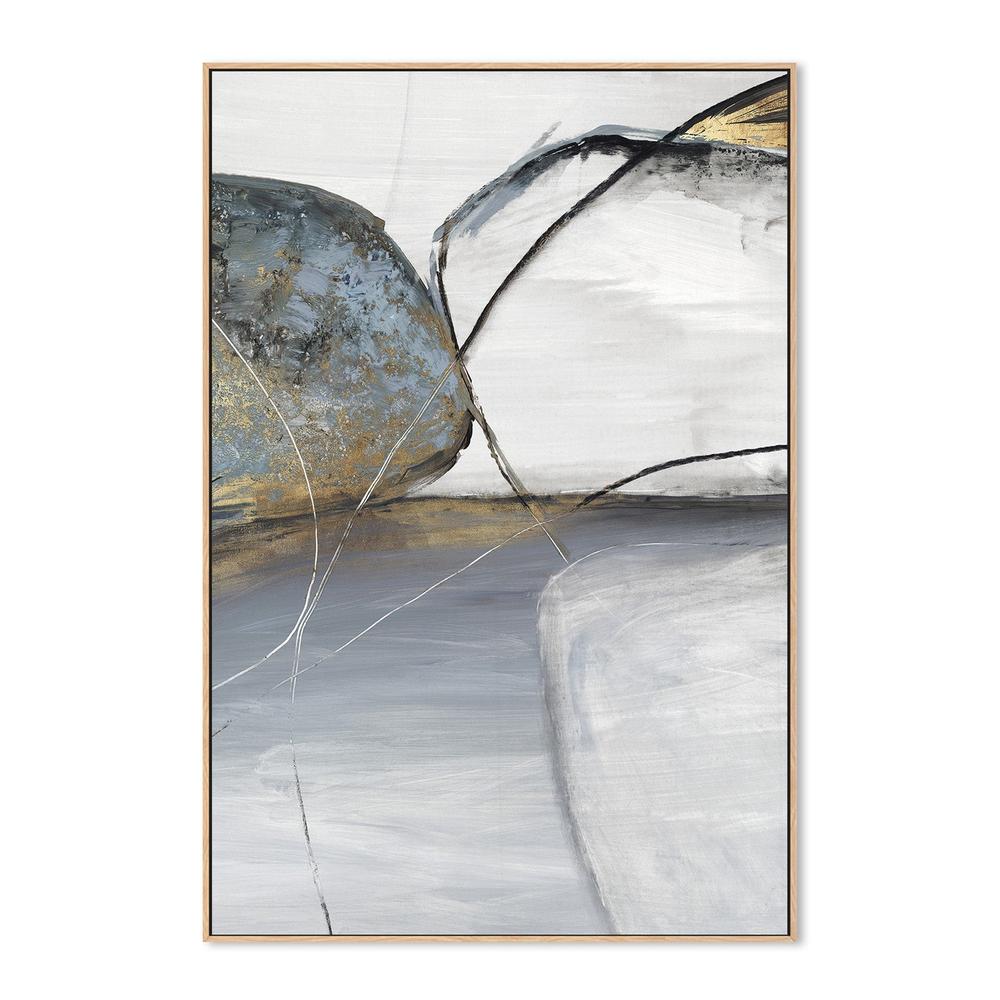 wall-art-print-canvas-poster-framed-Teal Stones, Style B , By Tom Reeves-4