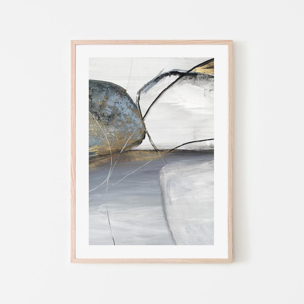 wall-art-print-canvas-poster-framed-Teal Stones, Style B , By Tom Reeves-6