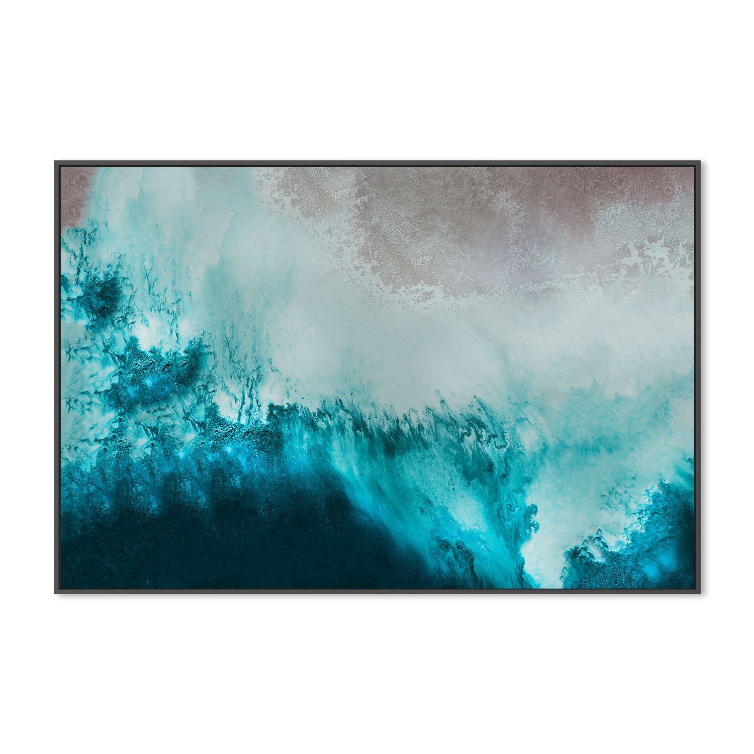 wall-art-print-canvas-poster-framed-Teal Wonder , By Petra Meikle-3