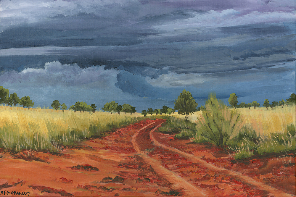 wall-art-print-canvas-poster-framed-That Red Dirt Road , By Meg Frances-1