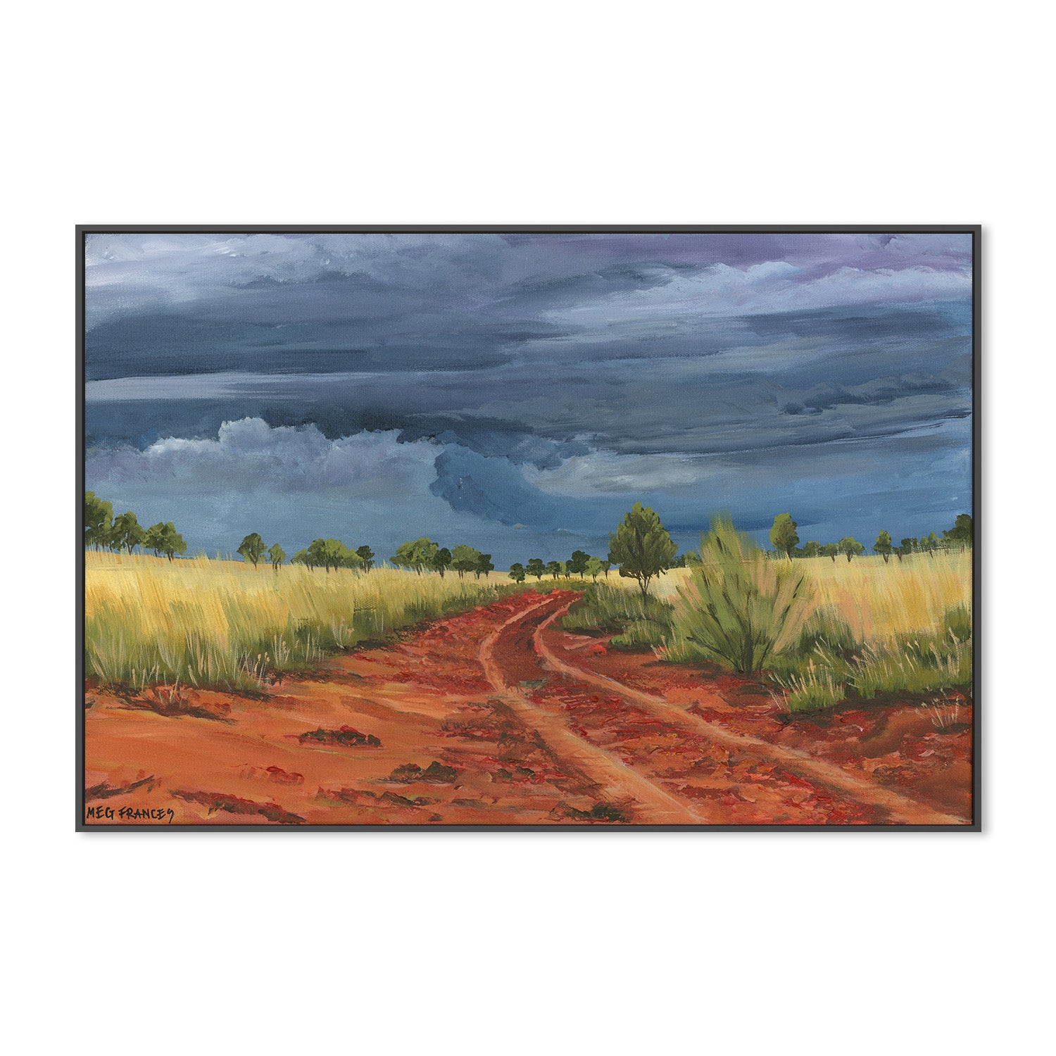 wall-art-print-canvas-poster-framed-That Red Dirt Road , By Meg Frances-3