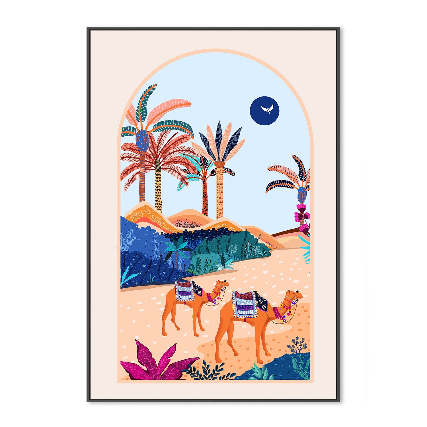wall-art-print-canvas-poster-framed-The Arabian Desert-3