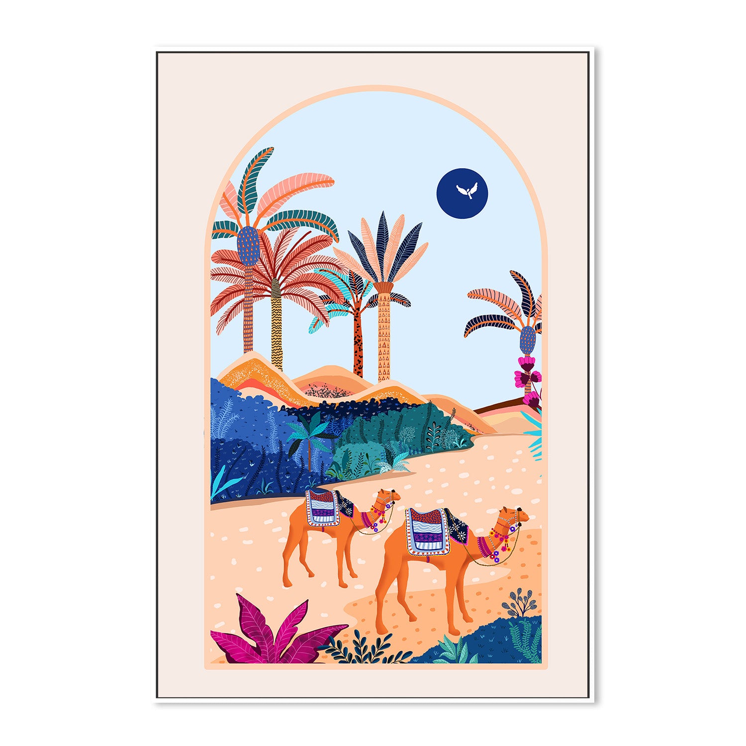 wall-art-print-canvas-poster-framed-The Arabian Desert-5