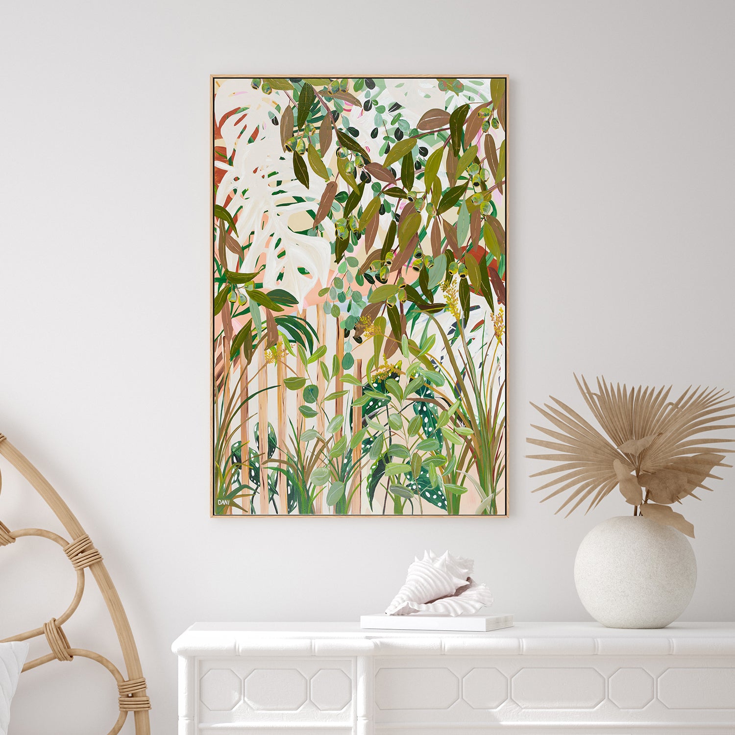 wall-art-print-canvas-poster-framed-The Aussie Backyard , By Dani Heyward-2