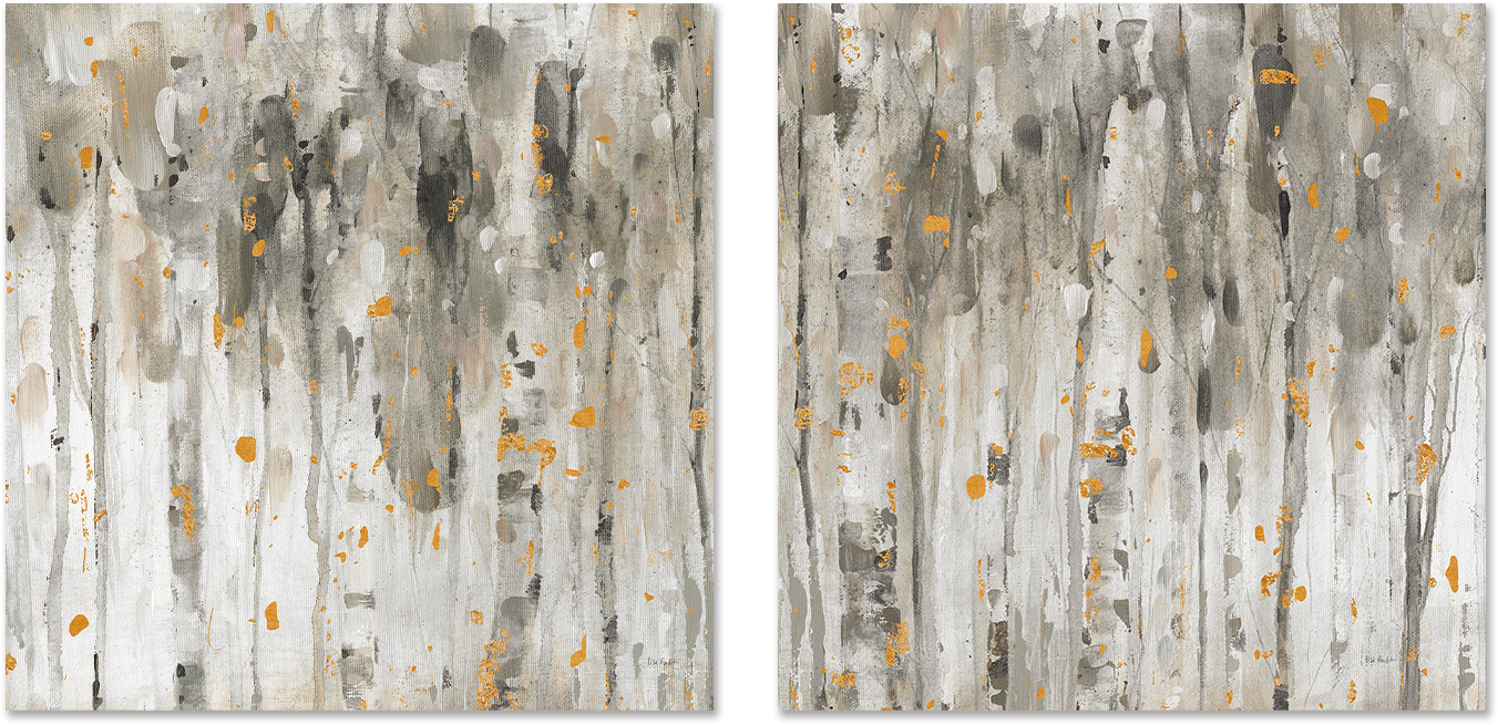 wall-art-print-canvas-poster-framed-The Autumn Blaze Forest, Style A & B, Set Of 2 , By Lisa Audit-GIOIA-WALL-ART