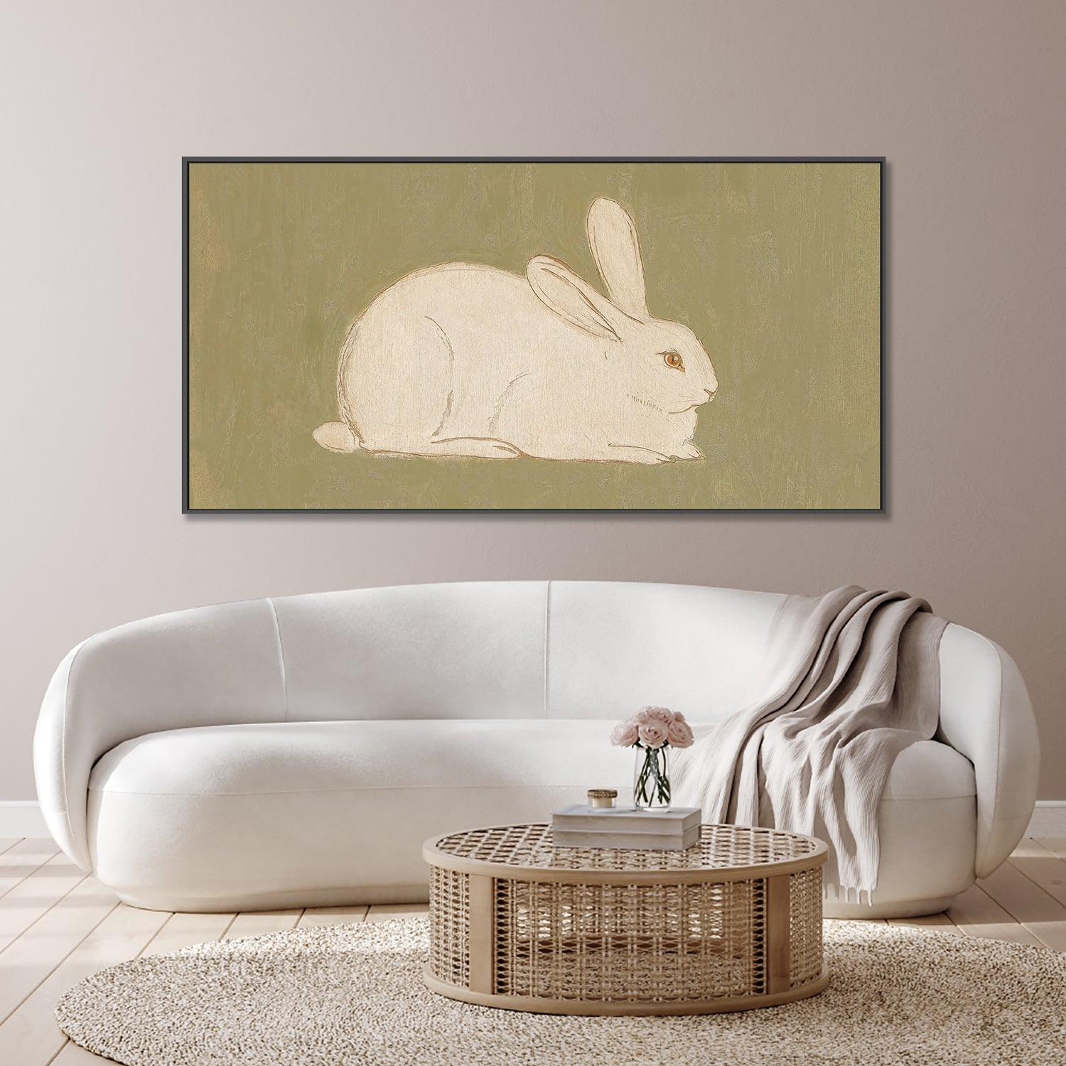 wall-art-print-canvas-poster-framed-The Bunny , By Lady Hana-7