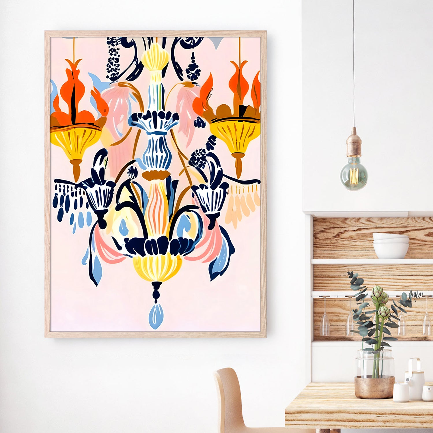 wall-art-print-canvas-poster-framed-The Chandelier-2