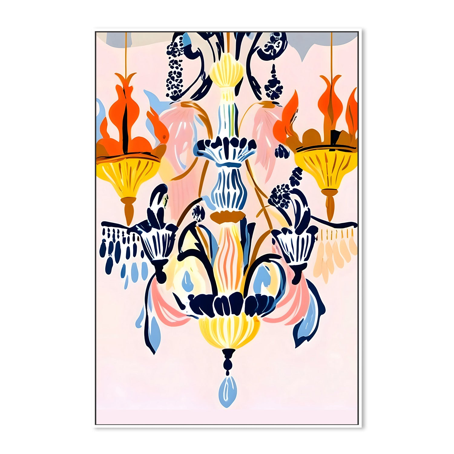wall-art-print-canvas-poster-framed-The Chandelier-5