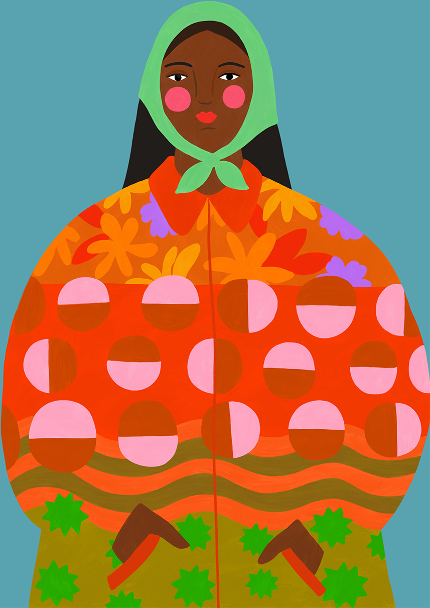 wall-art-print-canvas-poster-framed-The Coat, CA , By Constanza Goeppinger-1