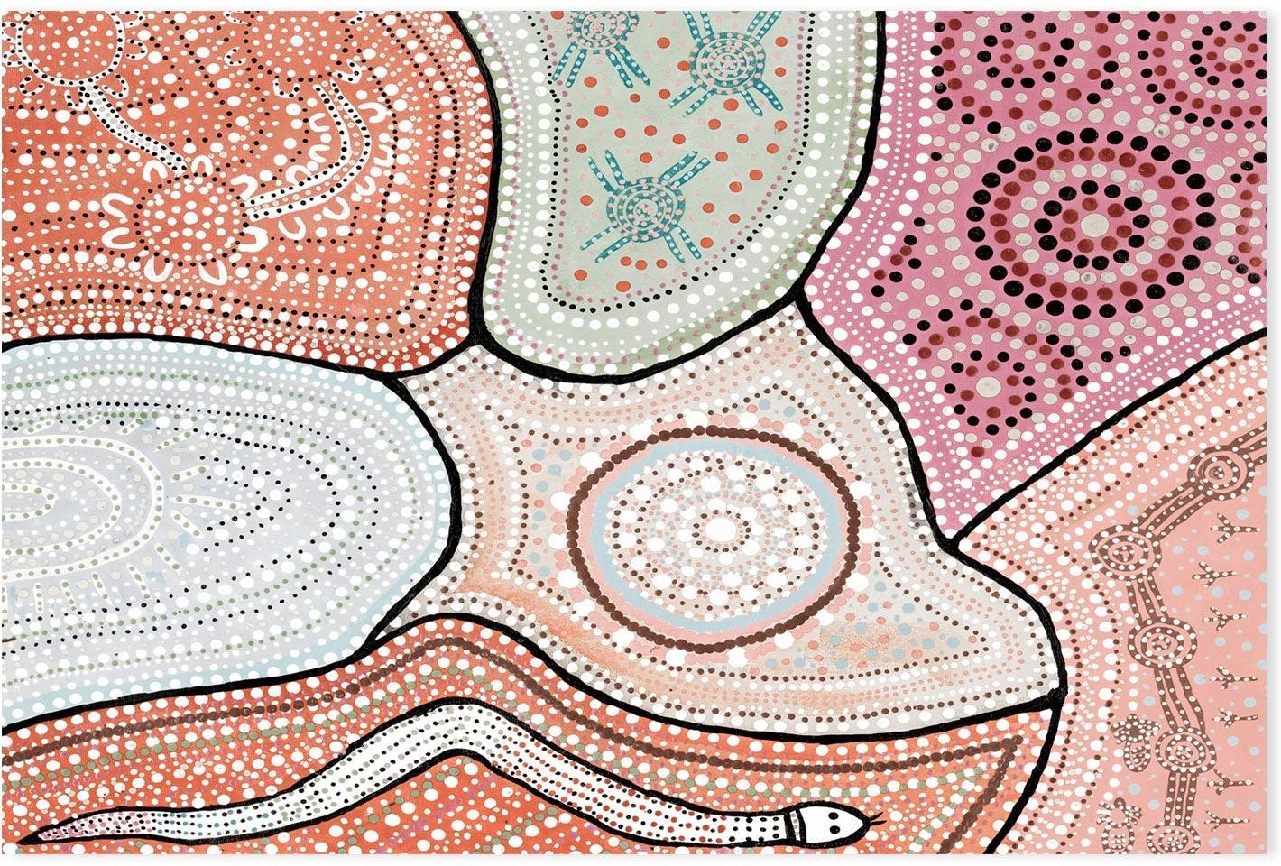 wall-art-print-canvas-poster-framed-The Dreaming, Style D, Earthy Pastels , By Tahni Derbin-GIOIA-WALL-ART