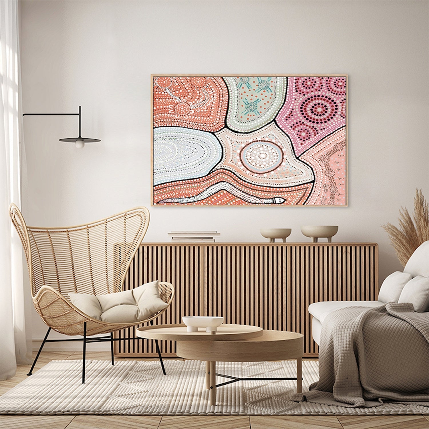 The Dreaming, Style D, Earthy Pastels