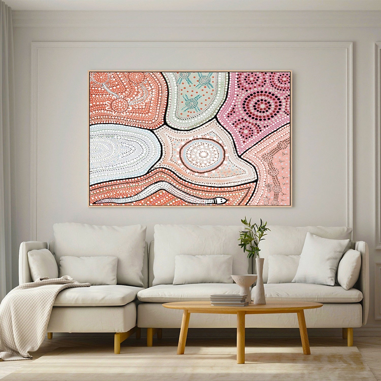 The Dreaming, Style D, Earthy Pastels