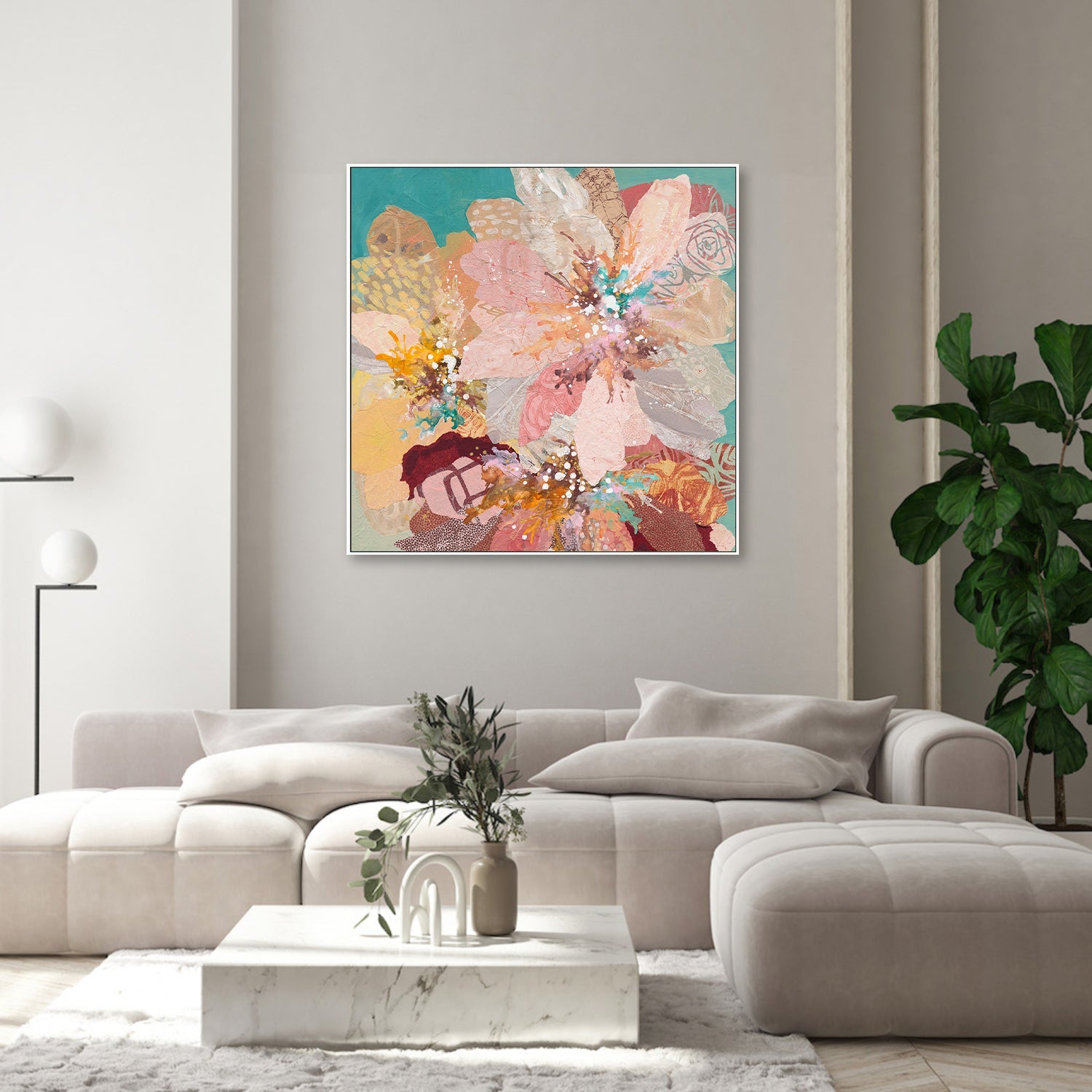 wall-art-print-canvas-poster-framed-The Flowers You Bought Me , By Leanne Daquino-7