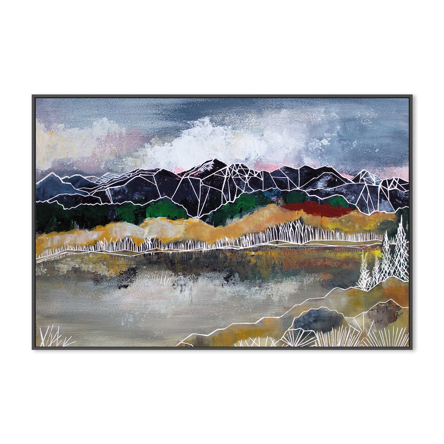 wall-art-print-canvas-poster-framed-The Glass Lake-3
