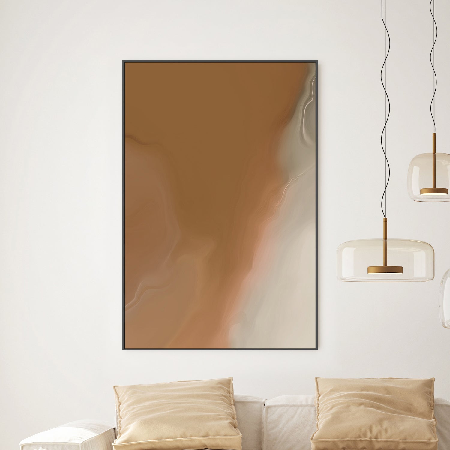 wall-art-print-canvas-poster-framed-The Hope, Neutral Waves , By Karine Tonial Grimm-2