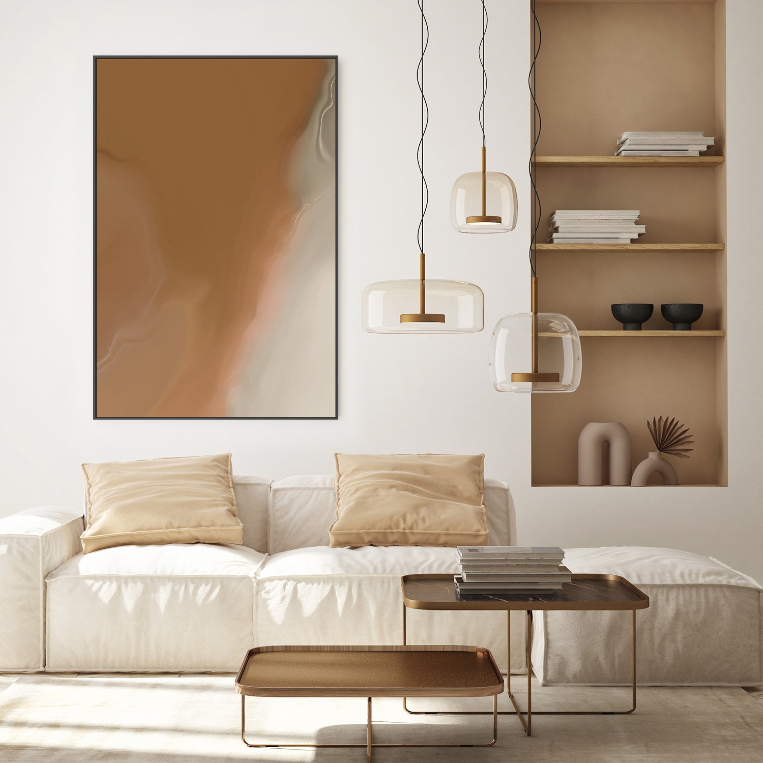 wall-art-print-canvas-poster-framed-The Hope, Neutral Waves , By Karine Tonial Grimm-7