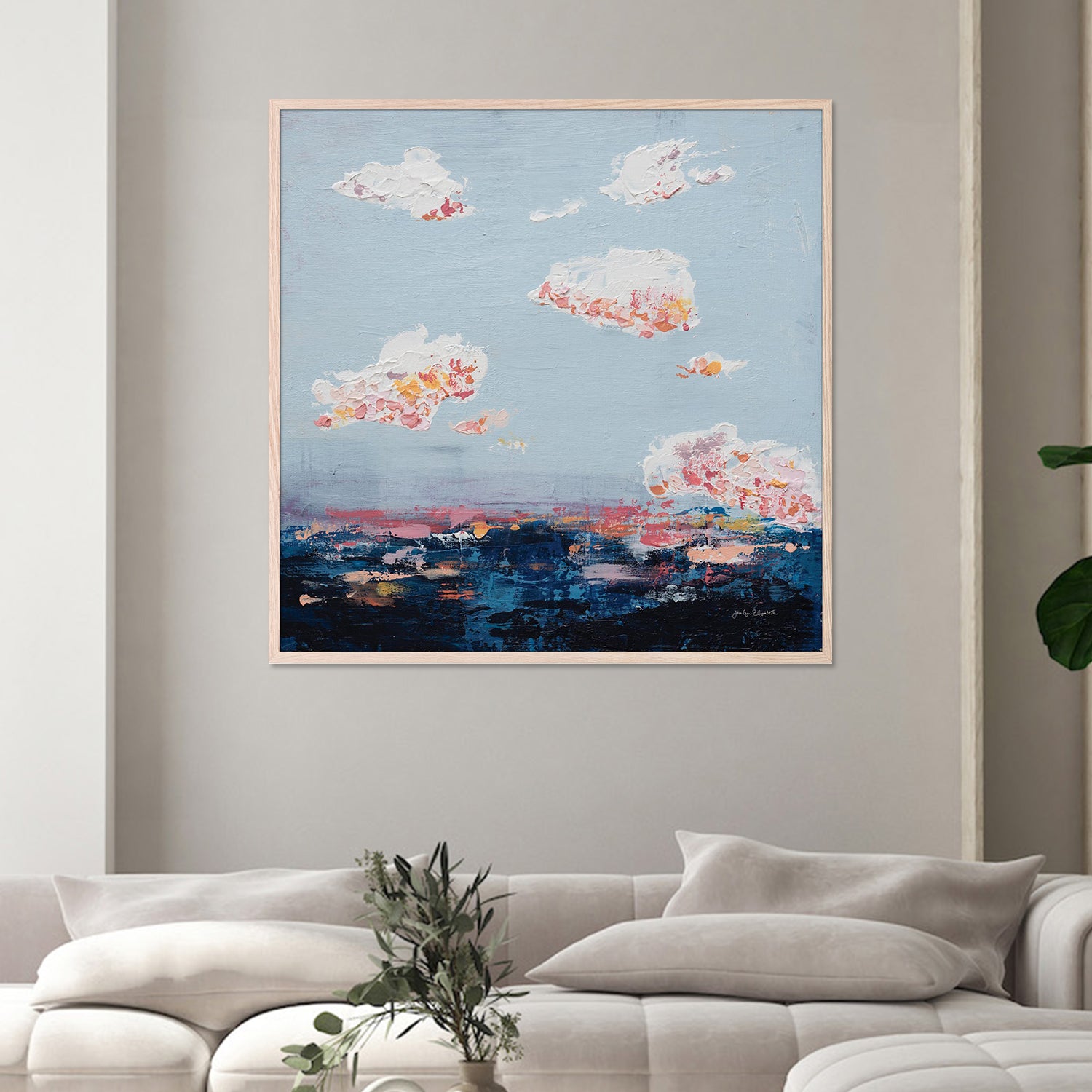wall-art-print-canvas-poster-framed-The Horizon, Style A-7