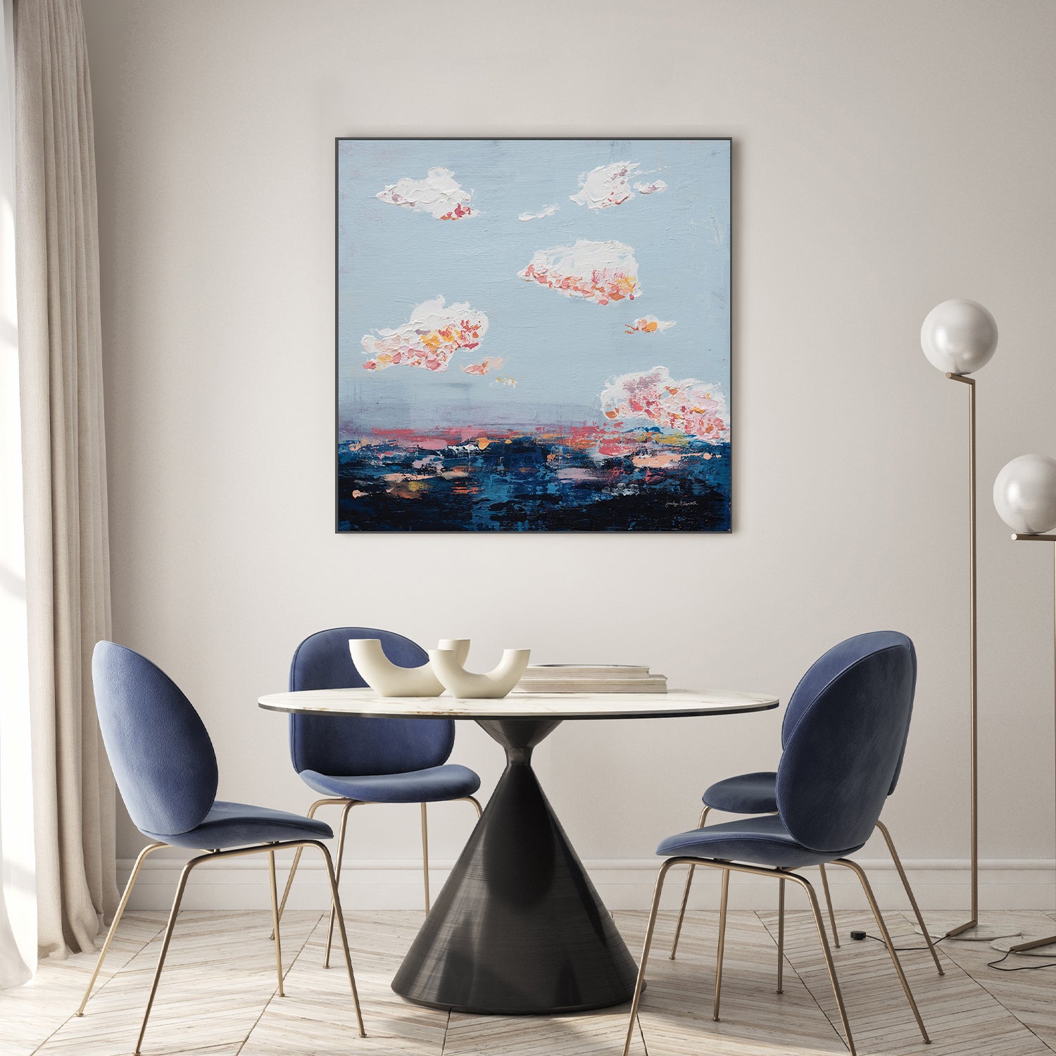 wall-art-print-canvas-poster-framed-The Horizon, Style A-9