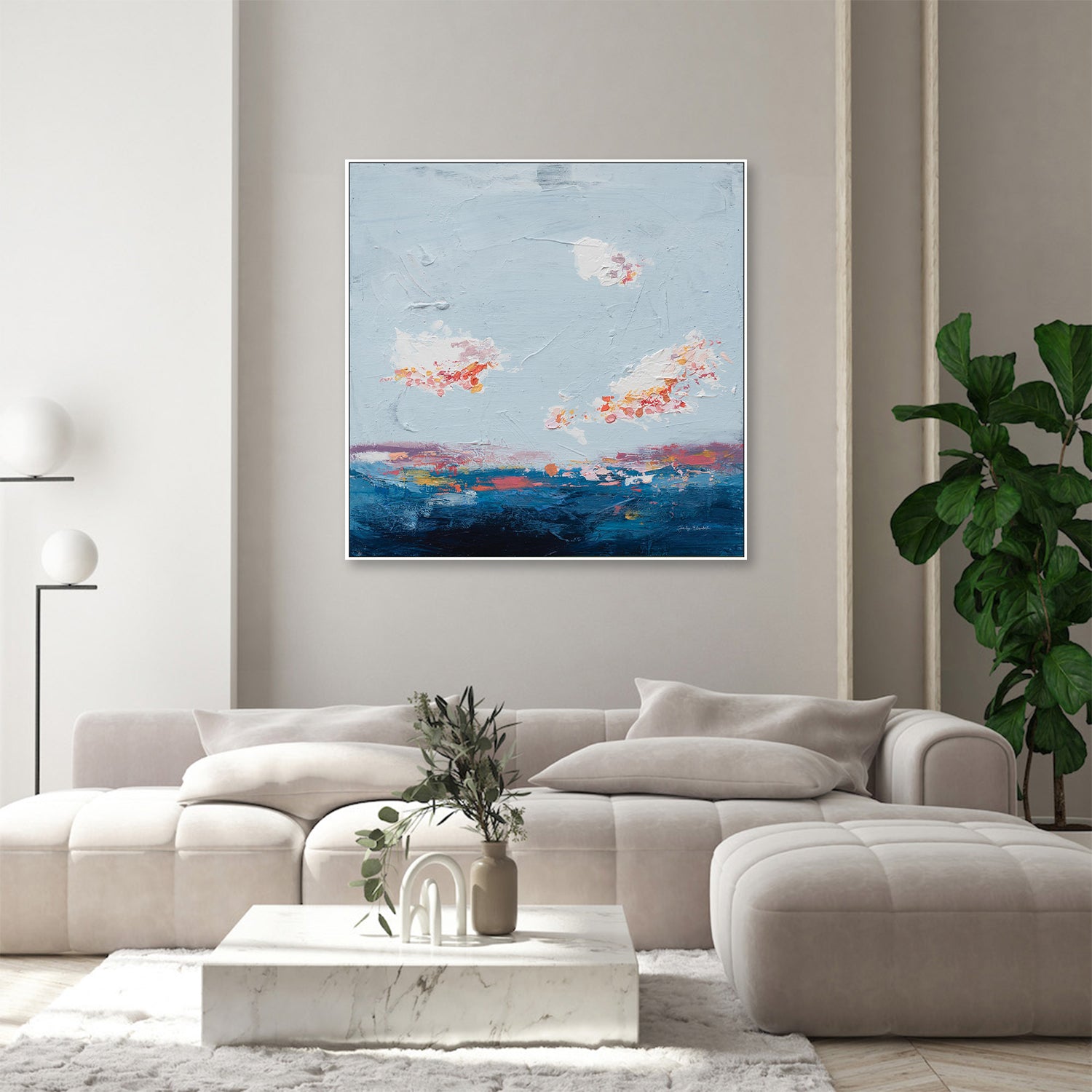 wall-art-print-canvas-poster-framed-The Horizon, Style B-9