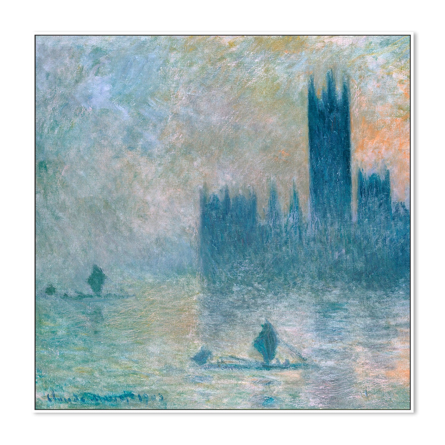 wall-art-print-canvas-poster-framed-The Houses of Parliament-5