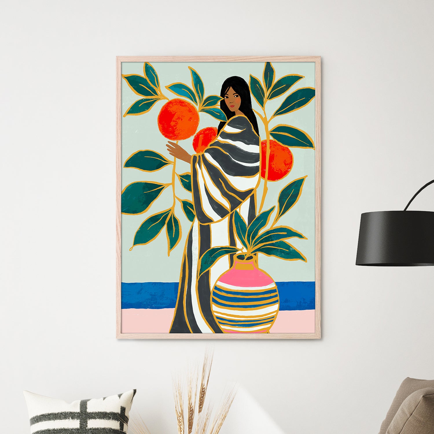 wall-art-print-canvas-poster-framed-The Keeper of the Oranges-2