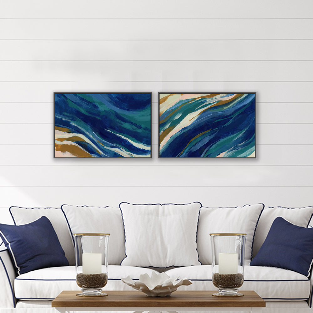 wall-art-print-canvas-poster-framed-The Lagoon , Style A & B, Set Of 2 , By Jetty Home-2