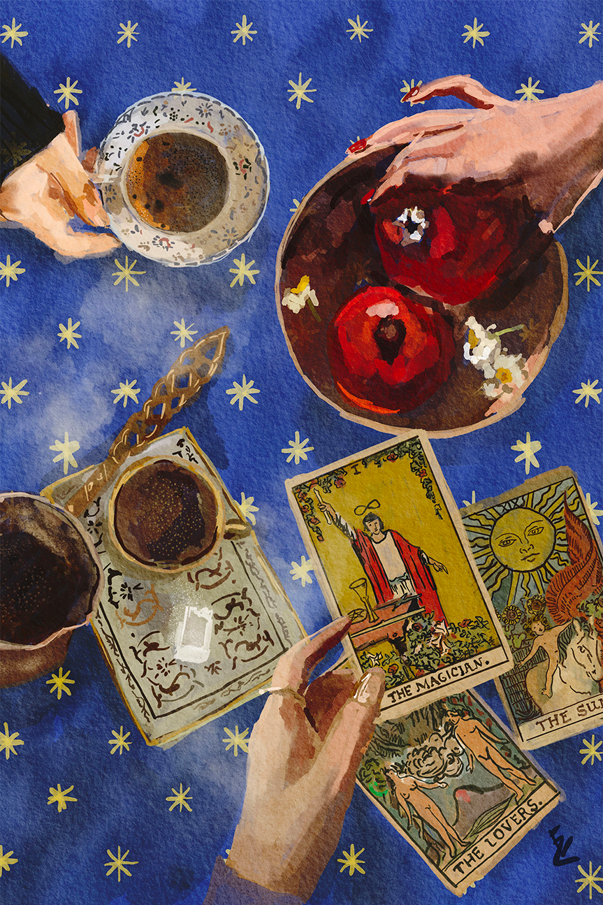 wall-art-print-canvas-poster-framed-The Magician, The Lovers, The Sun , By Ekaterina Zagorska-1