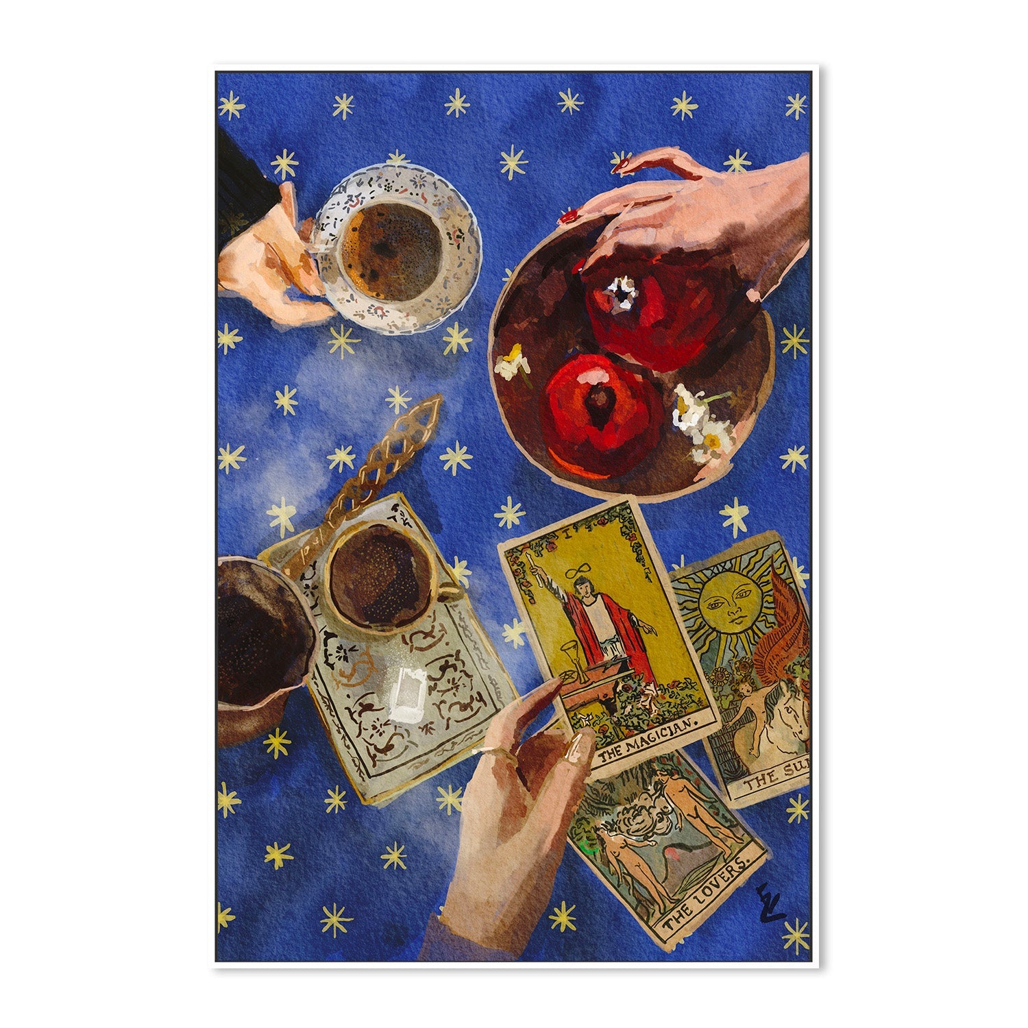wall-art-print-canvas-poster-framed-The Magician, The Lovers, The Sun , By Ekaterina Zagorska-5