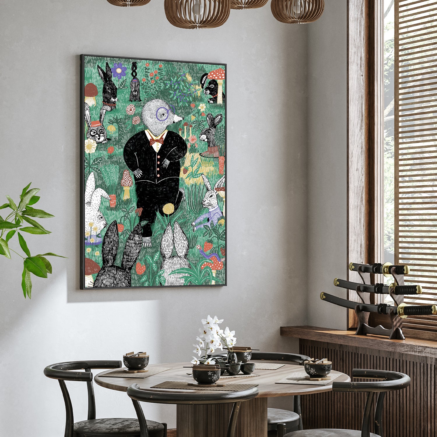 wall-art-print-canvas-poster-framed-The Mole-2