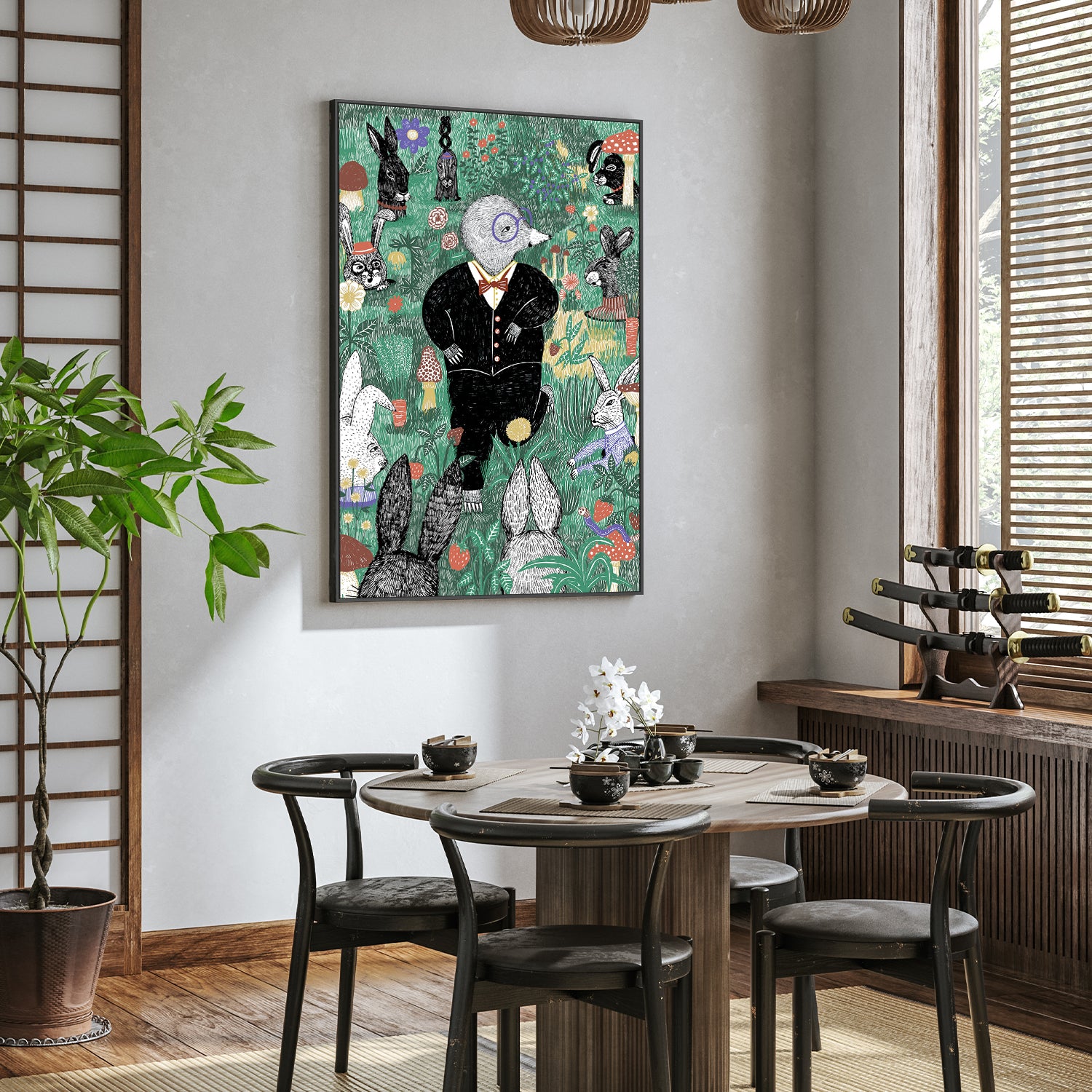 wall-art-print-canvas-poster-framed-The Mole-7