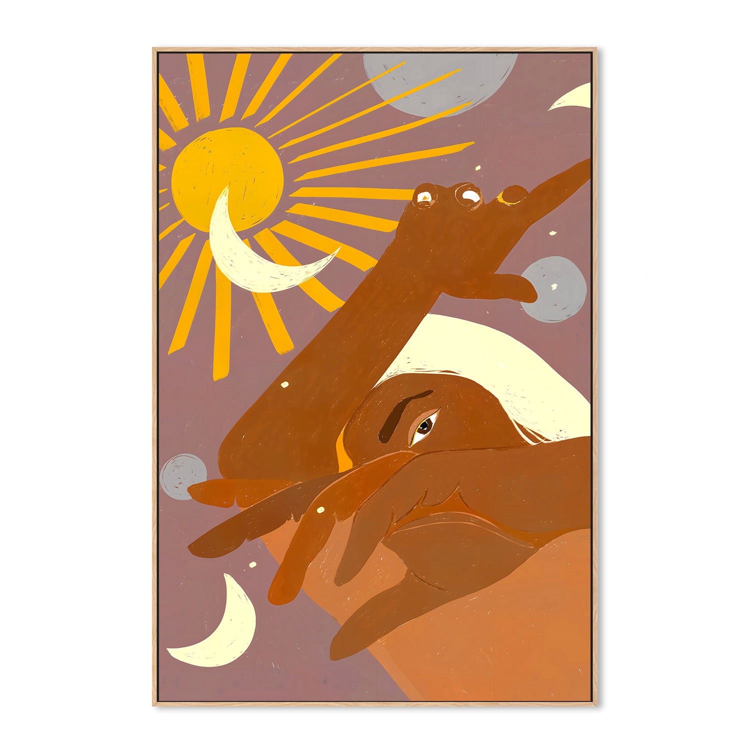 wall-art-print-canvas-poster-framed-The Moon Dances With Me-4