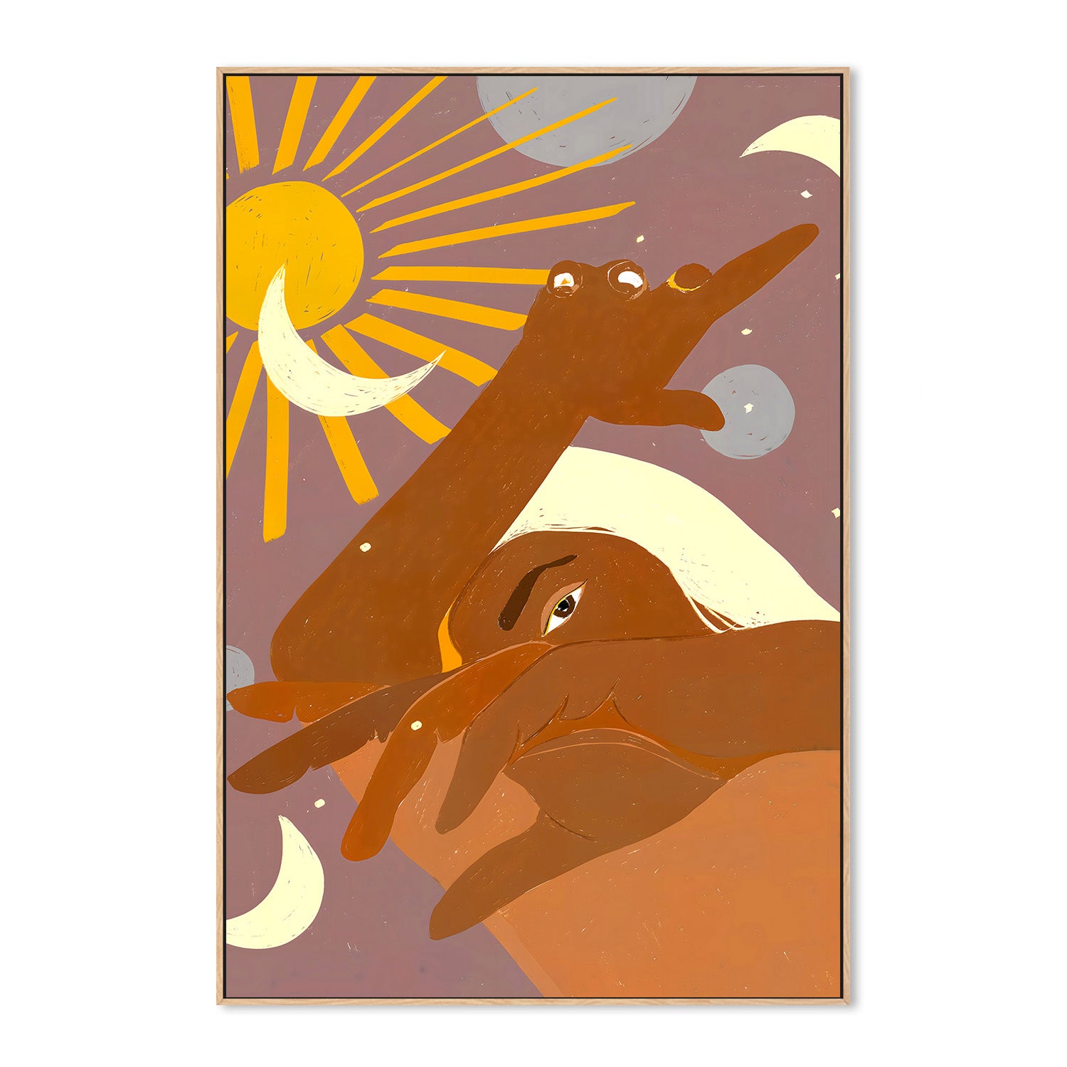 wall-art-print-canvas-poster-framed-The Moon Dances With Me the Way The Sun Cant-4