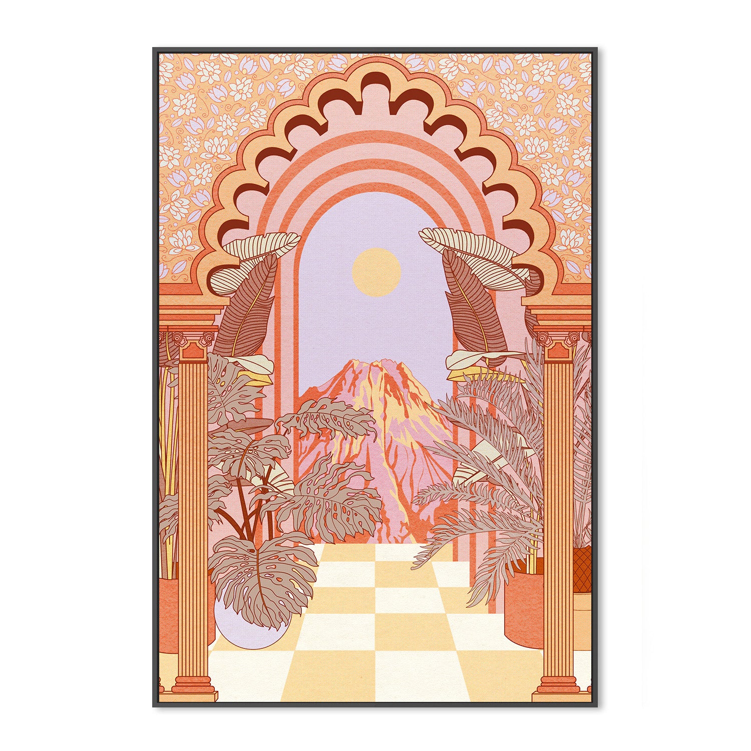 wall-art-print-canvas-poster-framed-The Mountain-3