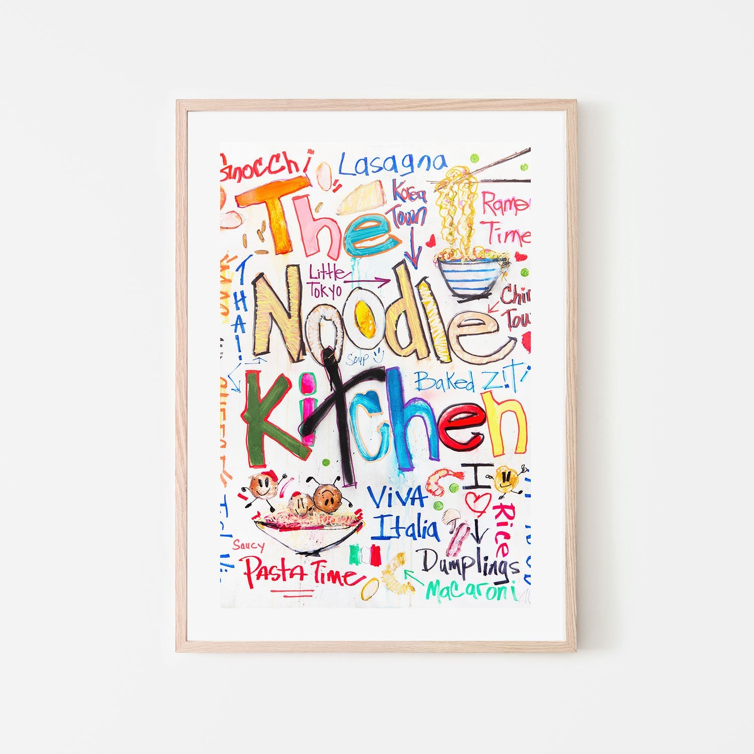 wall-art-print-canvas-poster-framed-The Noodle Kitchen , By Filippoloco-6
