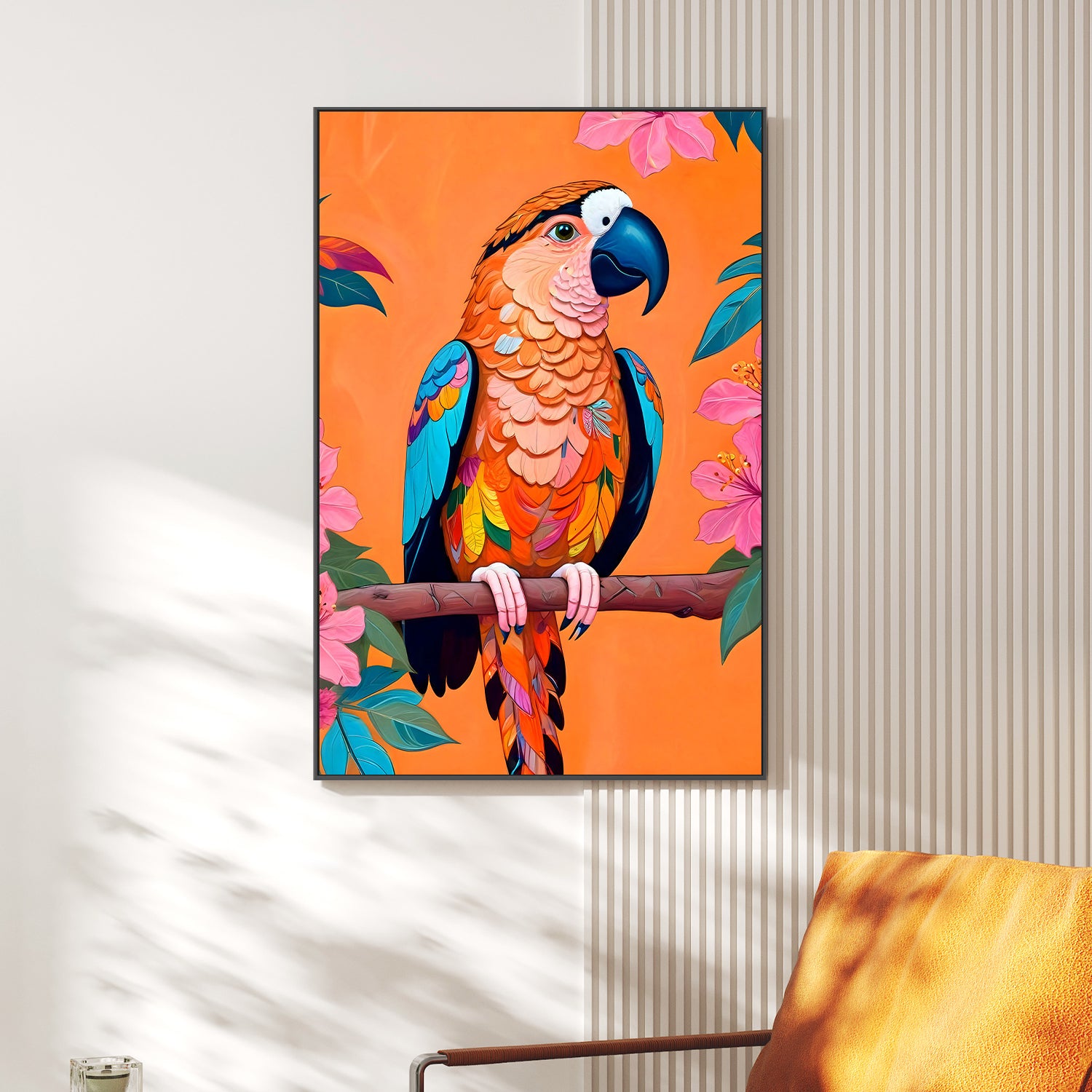 wall-art-print-canvas-poster-framed-The Parrot-7