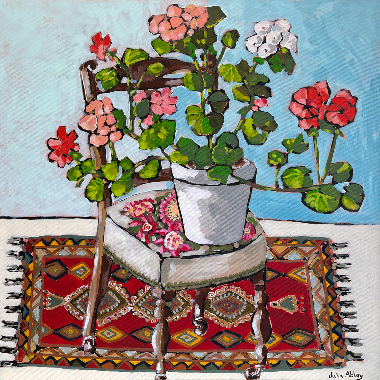wall-art-print-canvas-poster-framed-The Persian Rug , By Julia Abbey-1