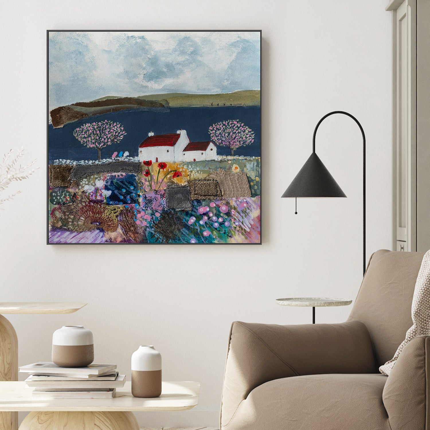 wall-art-print-canvas-poster-framed-The Poppies Stood Proud , By Louise O'Hara-2