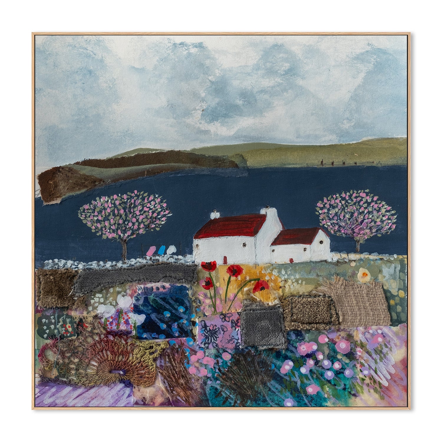 wall-art-print-canvas-poster-framed-The Poppies Stood Proud , By Louise O'Hara-4