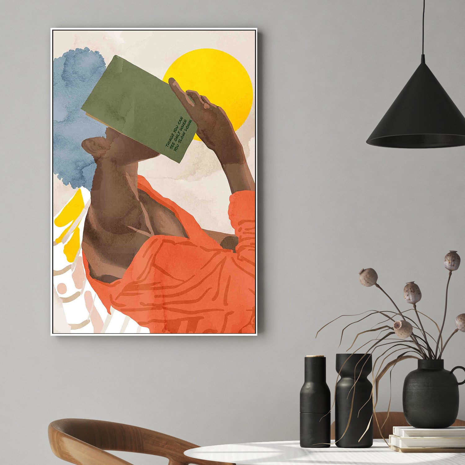 wall-art-print-canvas-poster-framed-The Things You Can See Only When You Slow Down-7