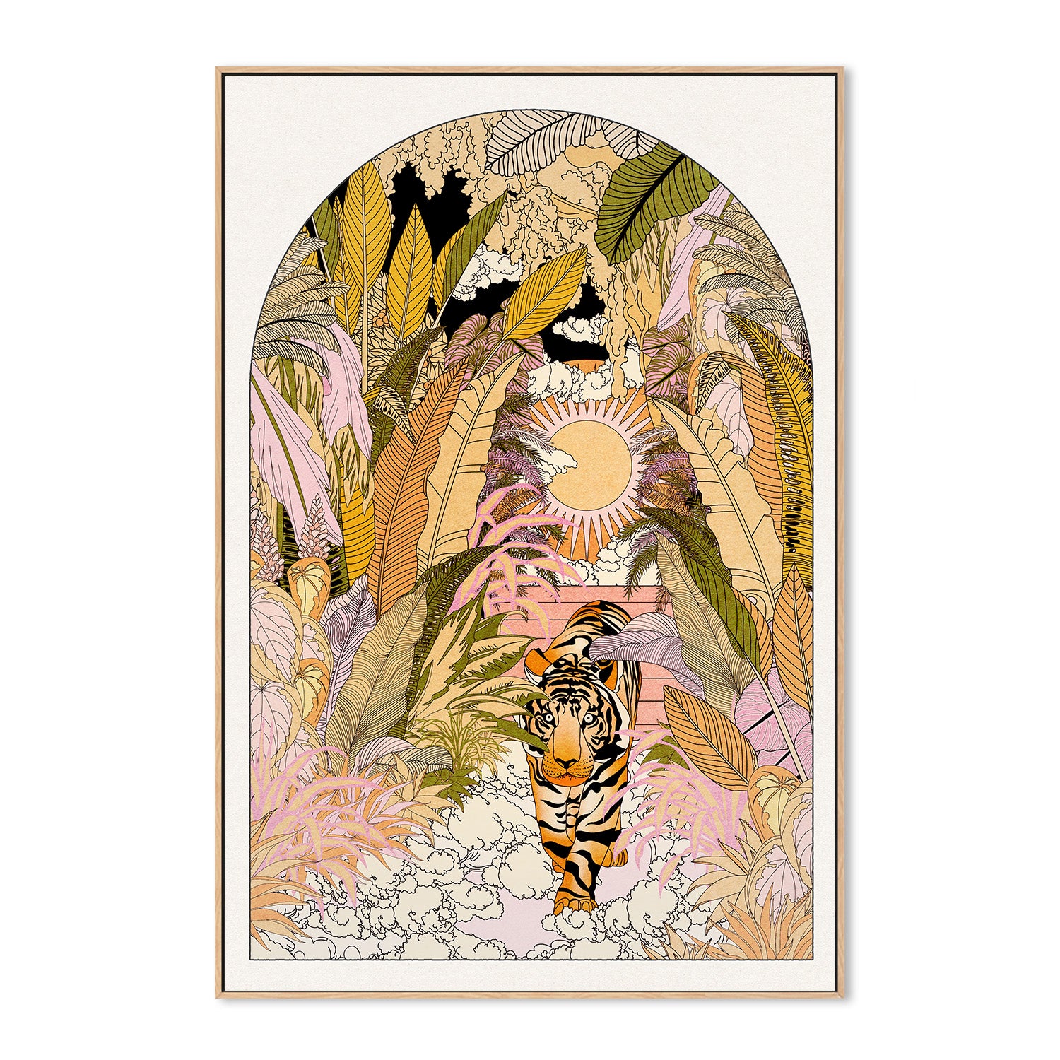 wall-art-print-canvas-poster-framed-The Tiger-4