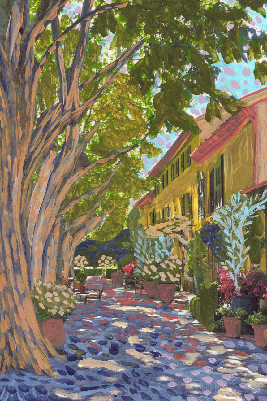 wall-art-print-canvas-poster-framed-The Villa , By Eleanor Baker-1
