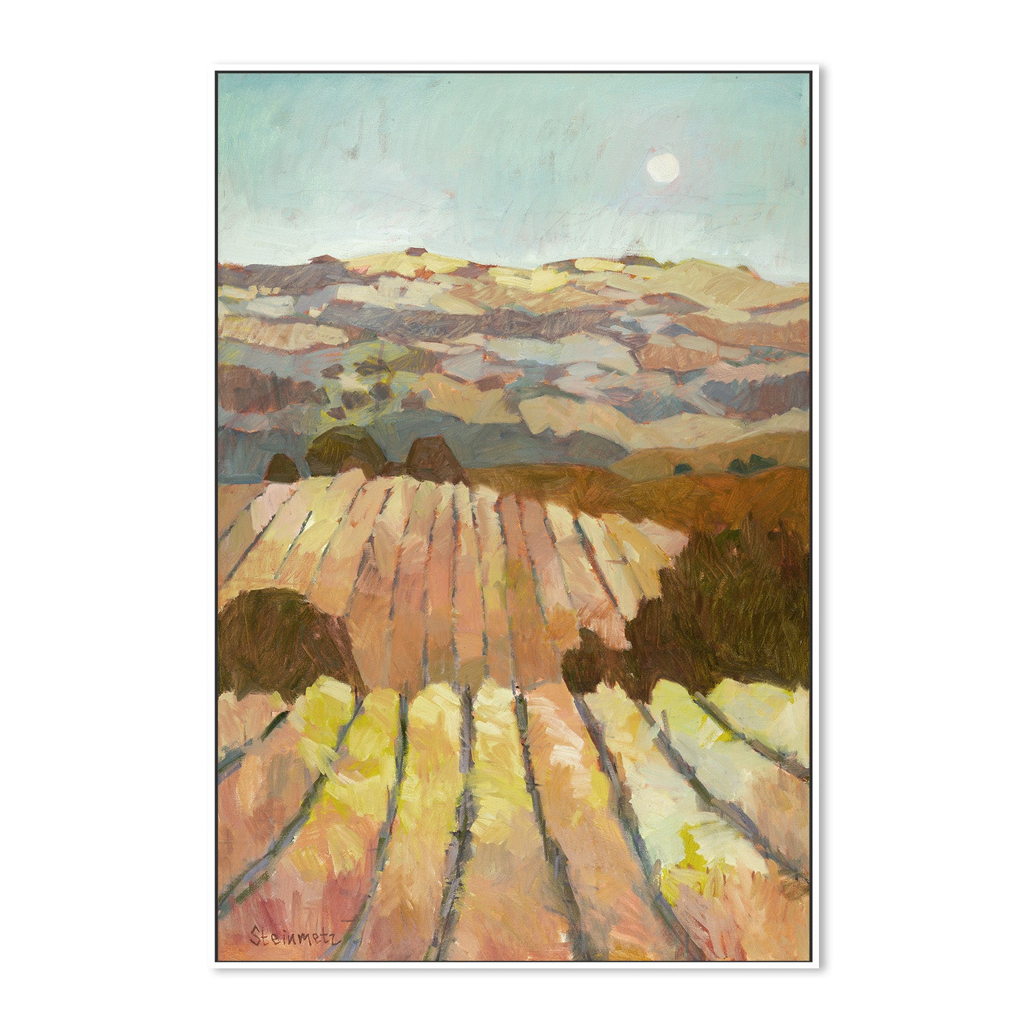 wall-art-print-canvas-poster-framed-The Vineyard Under the Moon , By Liana Steinmetz-5