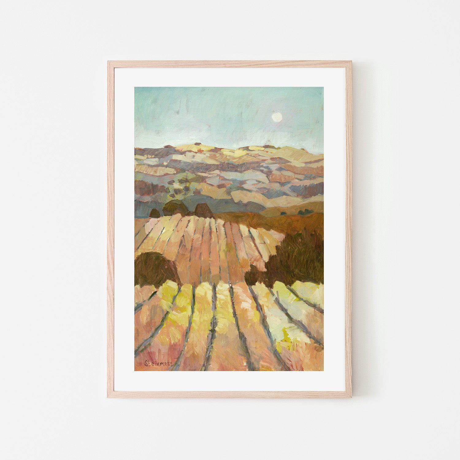 wall-art-print-canvas-poster-framed-The Vineyard Under the Moon , By Liana Steinmetz-6
