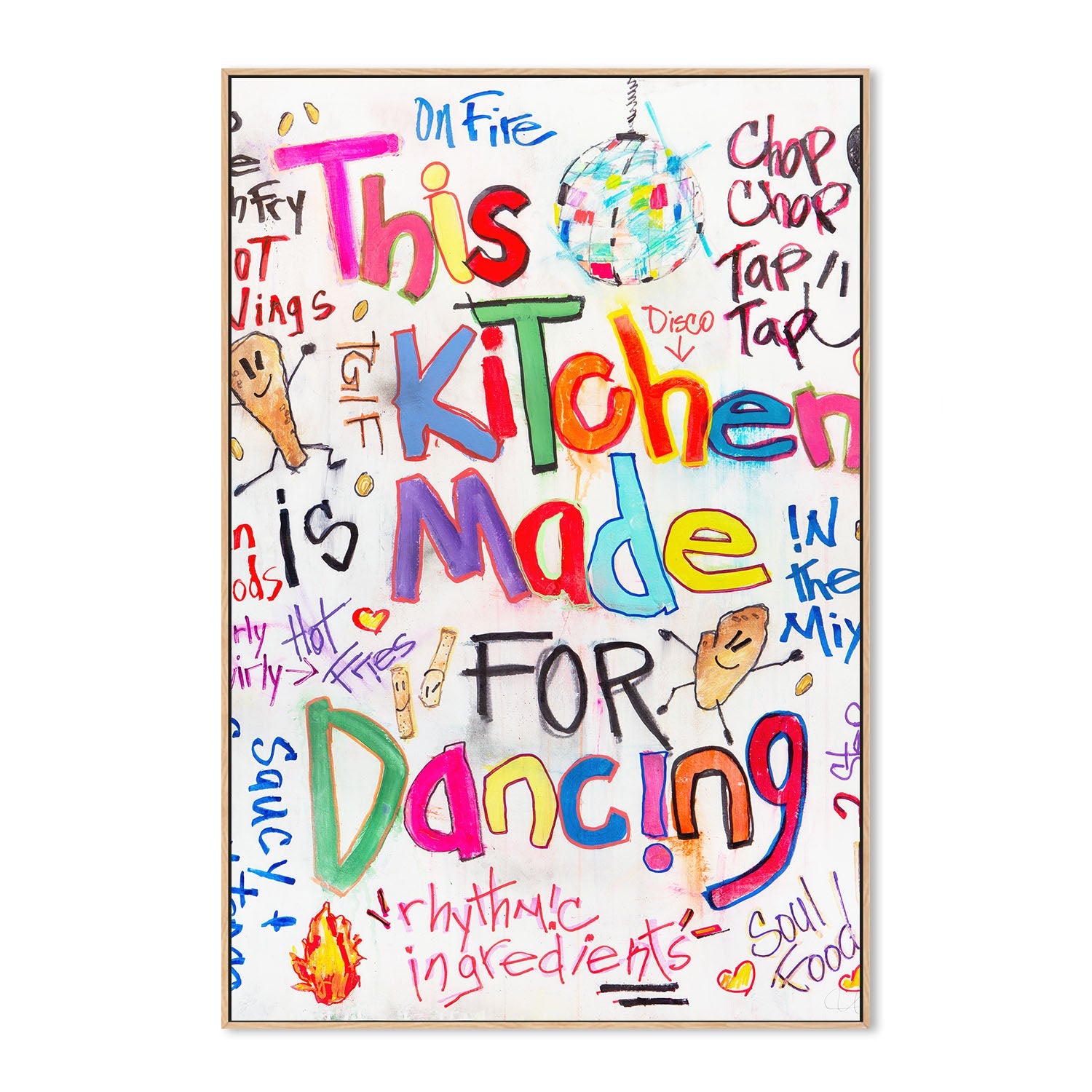 wall-art-print-canvas-poster-framed-This Kitchen Is Made For Dancing , By Filippoloco-4