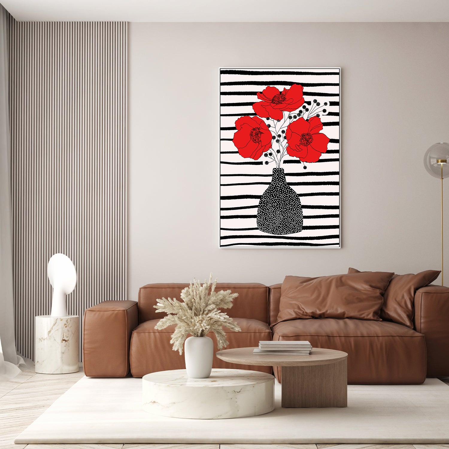 wall-art-print-canvas-poster-framed-Three Poppies-8