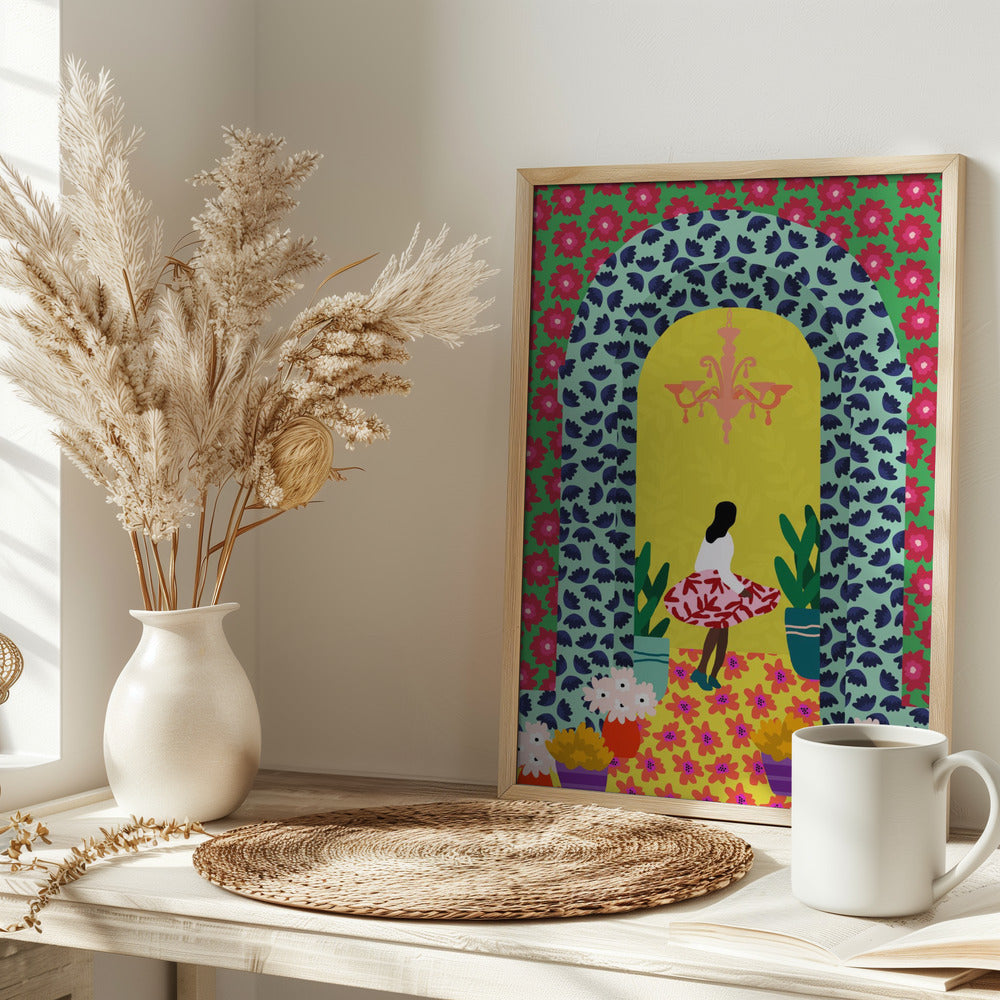 wall-art-print-canvas-poster-framed-Through The Archway , By Rafaela Mascaro-2