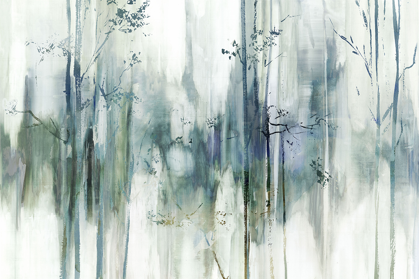 wall-art-print-canvas-poster-framed-Through The Blue Forest-1