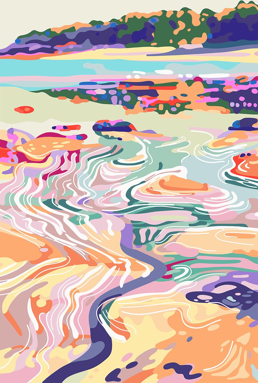 wall-art-print-canvas-poster-framed-Tidal Poetry , By Unratio-1