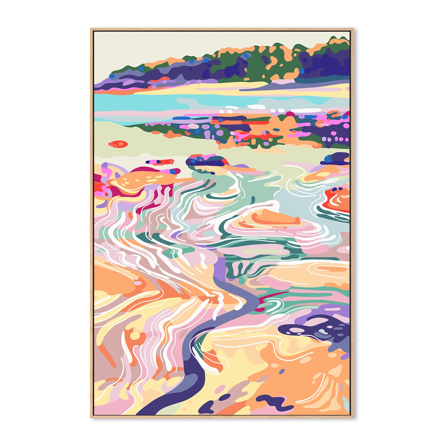 wall-art-print-canvas-poster-framed-Tidal Poetry , By Unratio-4