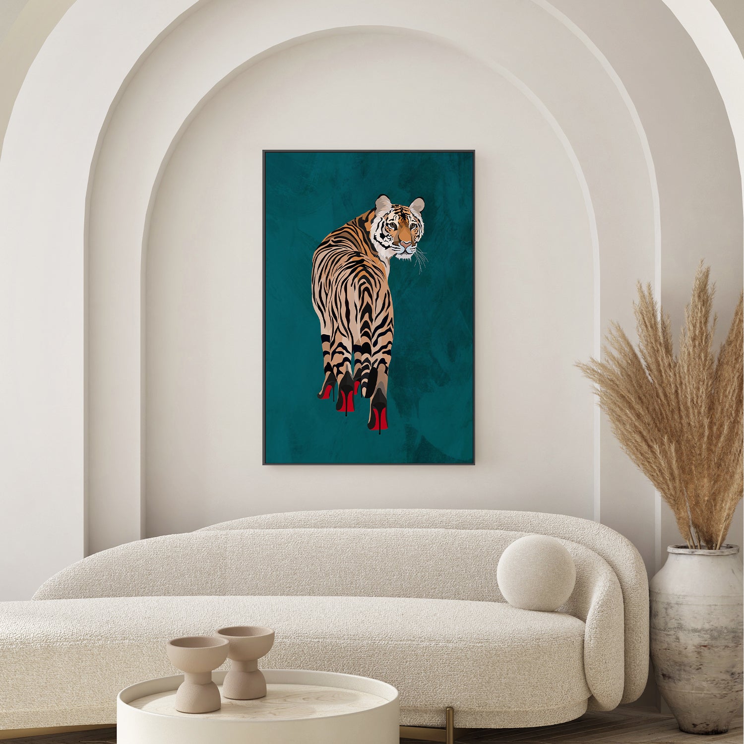 wall-art-print-canvas-poster-framed-Tiger Red Heels , By Sarah Manovski-7